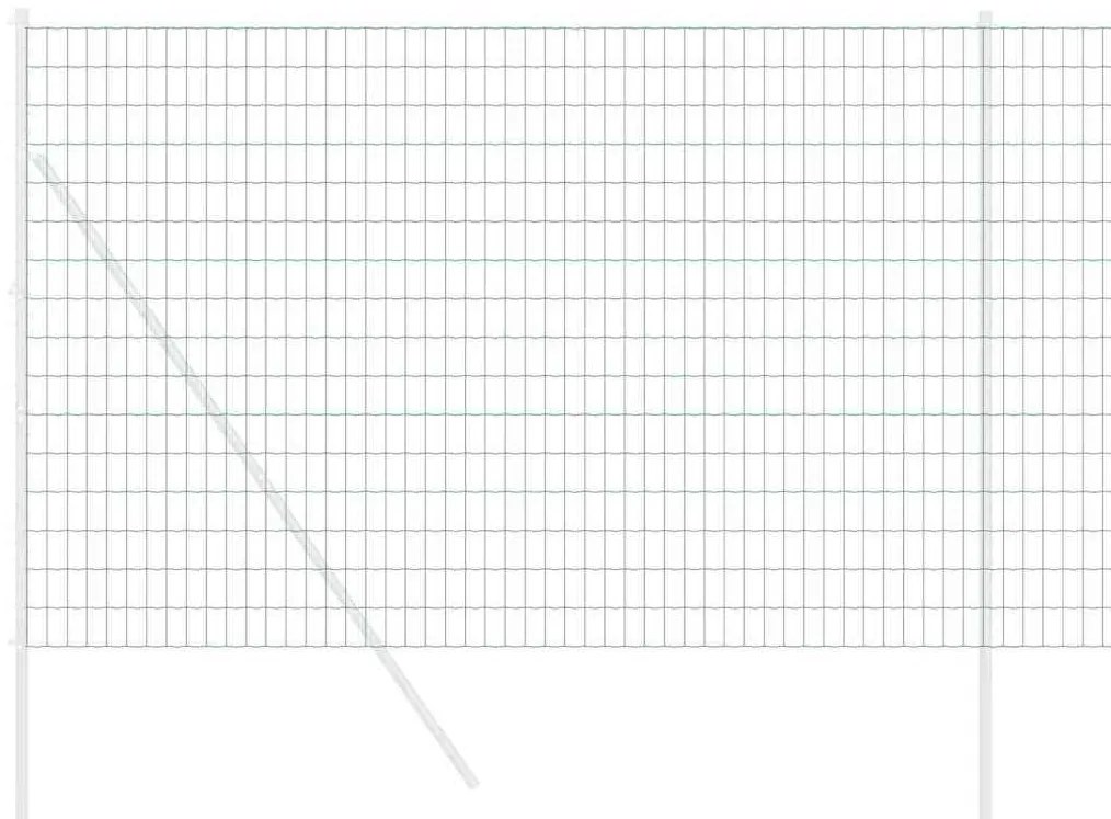 vidaXL Φράχτης Εuro Πράσινο 1.6 x 10 m Σίδηρος με επικάλυψη PVC