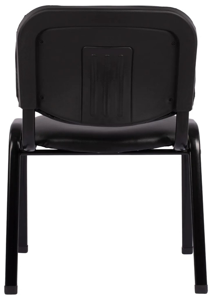 ΚΑΡΕΚΛΑ JANISHA HM1010.01 ΜΕ ΔΕΡΜΑΤΙΝΗ PU ΜΑΥΡΟ 53,5x59x77 εκ.