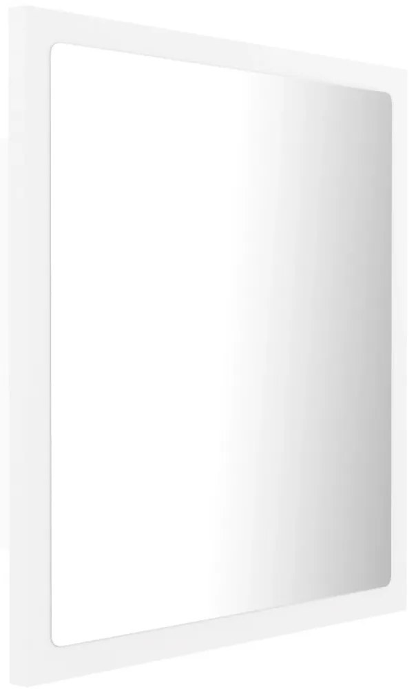 Καθρέφτης Μπάνιου με LED Λευκός 40 x 8,5 x 37 εκ. Ακρυλικός - Λευκό