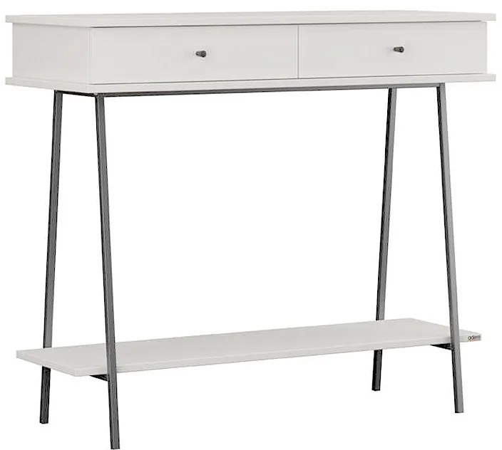 Κονσόλα Elite Megapap χρώμα λευκό του πάγου 100x40x88εκ.