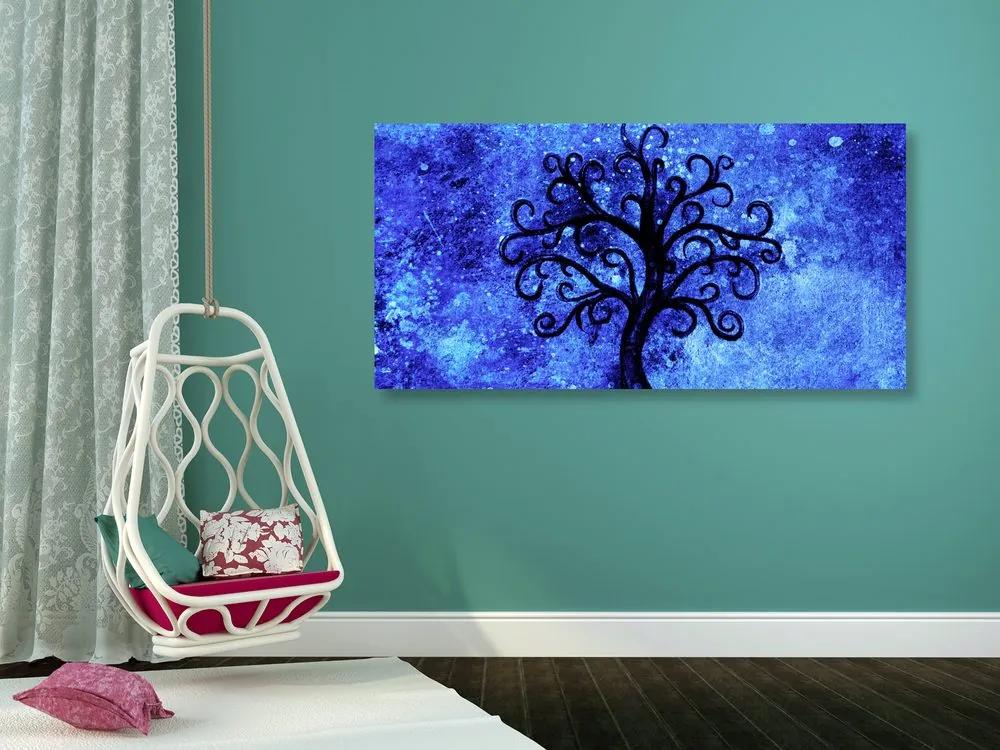Εικόνα δέντρο της ζωής σε μπλε φόντο - 100x50
