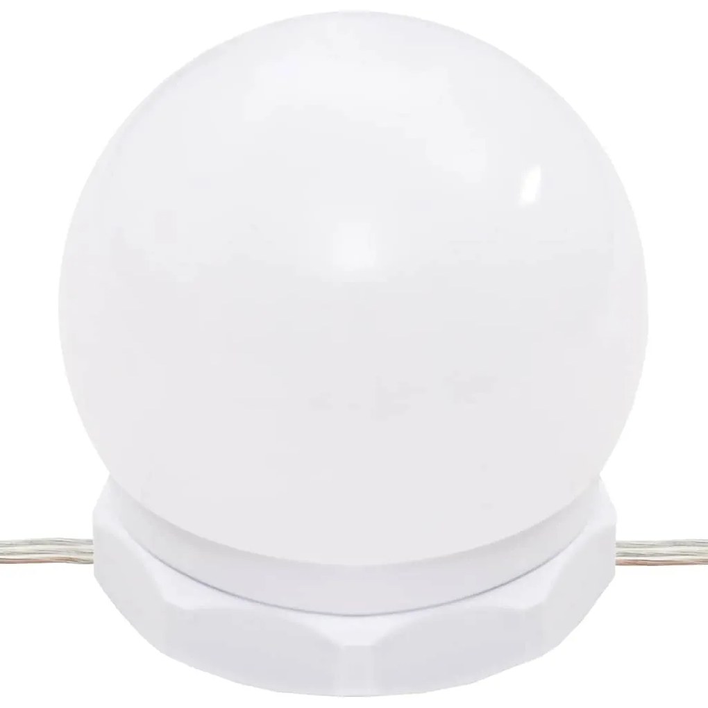 vidaXL Έπιπλο Καθρέπτη με LED Γκρι Σκυροδέματος 90x31,5x62 εκ.