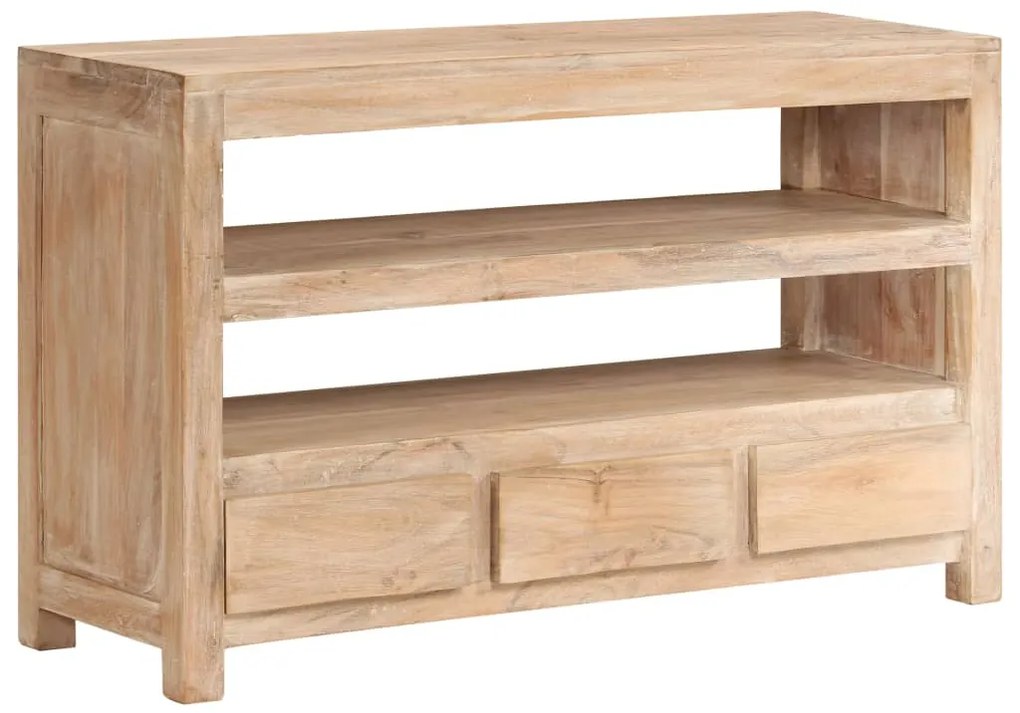 vidaXL Έπιπλο Τηλεόρασης Ανοιχτό Καφέ 90x30x55 εκ. Μασίφ Ξύλο Ακακίας