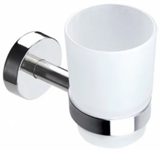 Karag Uno 1501 Ποτηροθήκη Chrome Ανοξείδωτο Ατσάλι, Γυαλί 1501