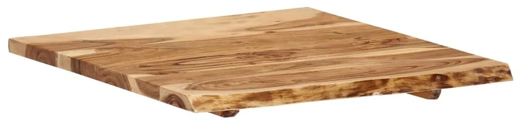 vidaXL Επιφάνεια Τραπεζιού 58 x (50-60) x 2,5 εκ. Μασίφ Ξύλο Ακακίας