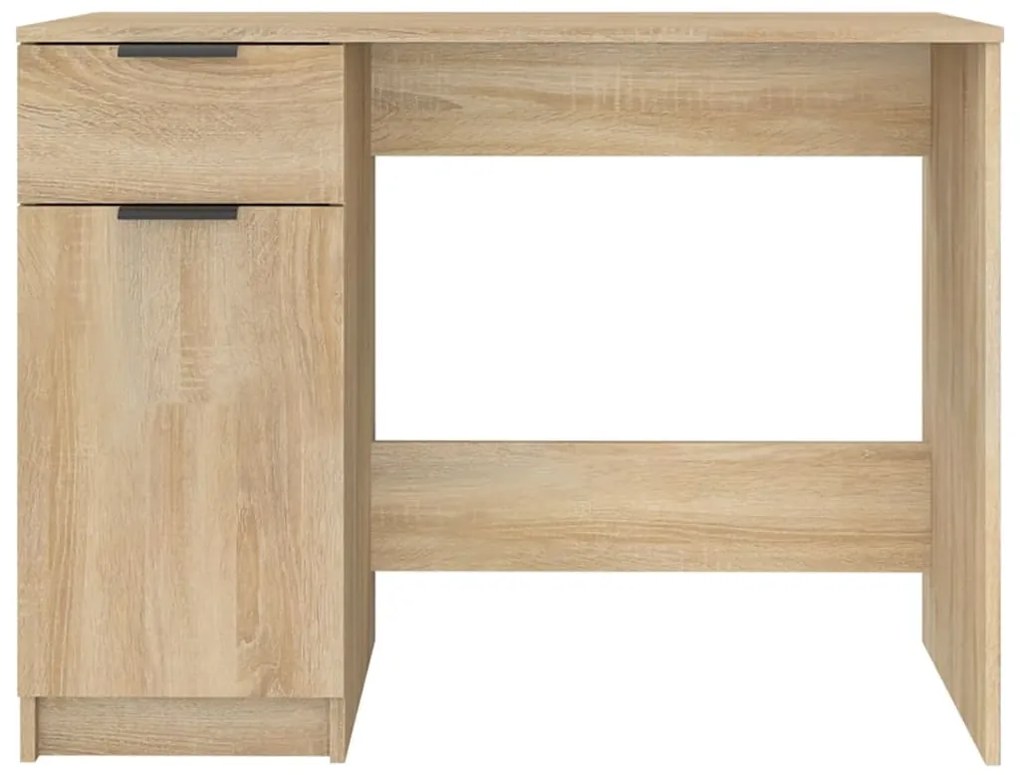 vidaXL Γραφείο Sonoma Δρυς 100x50x75 εκ. από Επεξεργασμένο Ξύλο