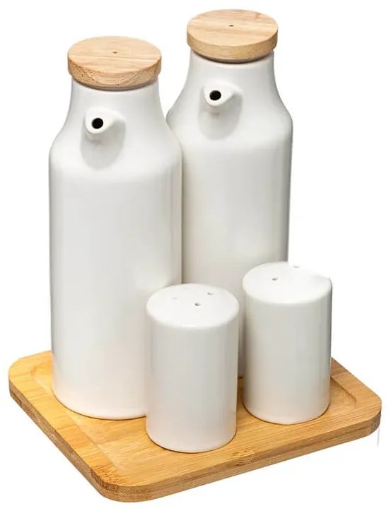 Σετ Λαδόξυδο &amp; Αλατοπίπερο 5five με βάση - 5 τεμάχια