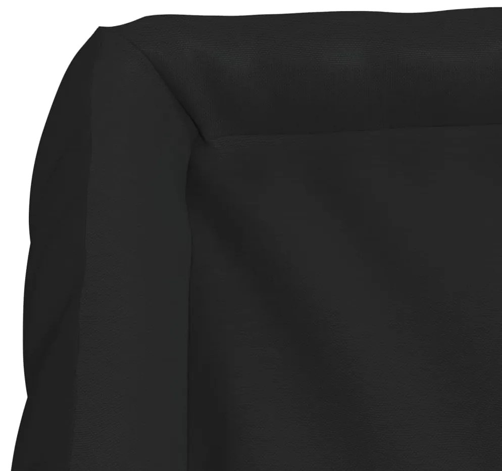 vidaXL Μαξιλάρι Σκύλου Μαύρο 75 x 58 x 18 εκ. Ύφασμα Oxford