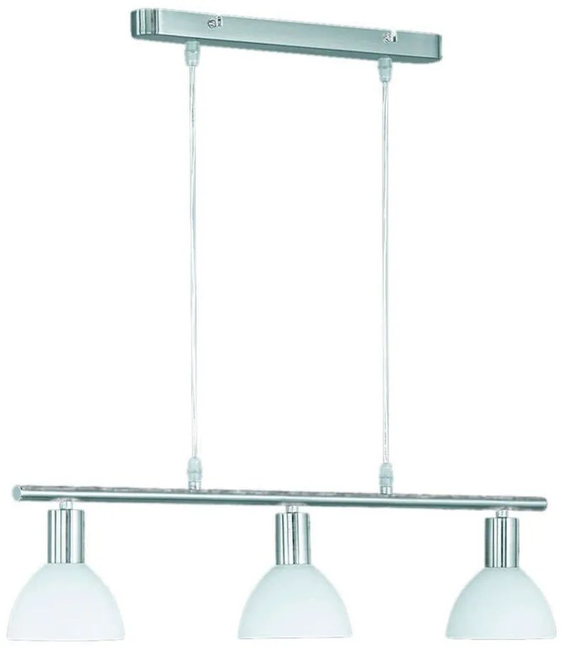 Φωτιστικό Οροφής Dallas R335110307 3xE14 40W 11x61x120cm Nickel Mat RL Lighting Metal, Glass