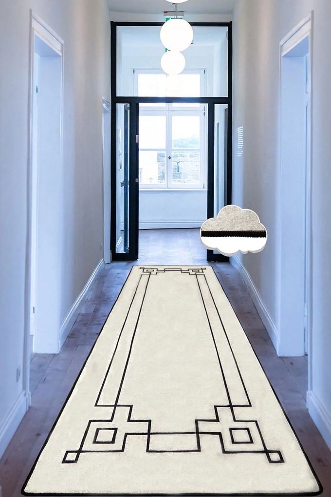 Χαλί Square 286CHL6722 Ecru 100X180 Conceptum Hypnose 100x180cm