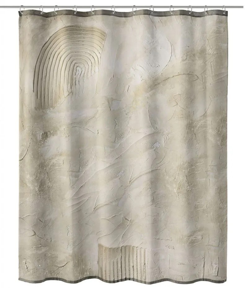 Κουρτίνα Μπάνιου Art 7843 202 Nature Kleine Wolke 180Πx200Υ Πολυέστερ