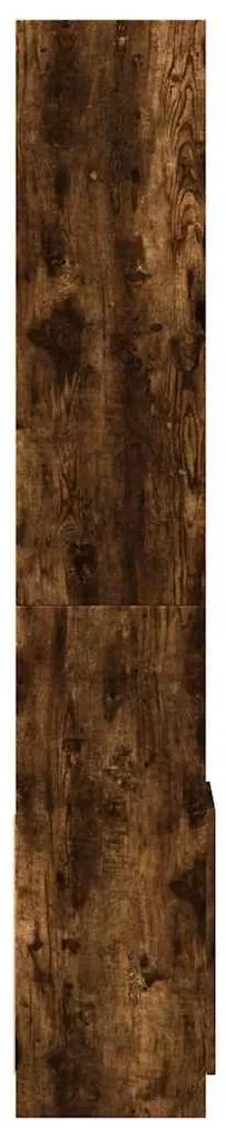 vidaXL Ντουλάπι Καπνιστή Δρυς 92x33x180εκ. από Επεξεργασμένο Ξύλο