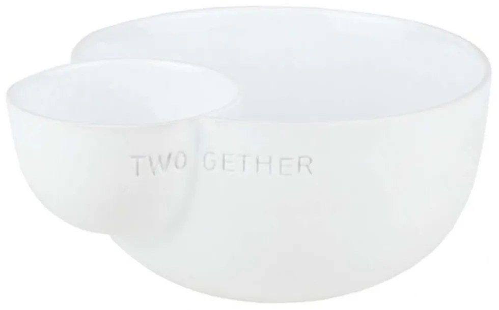 Μπωλ Σερβιρίσματος Two Gether RD0016325 14x12x6,5cm White Raeder Πορσελάνη