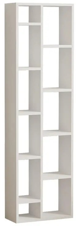 Βιβλιοθήκη Minicu λευκό 44,4x19,6x150 εκ. 44.4x19.6x150 εκ.