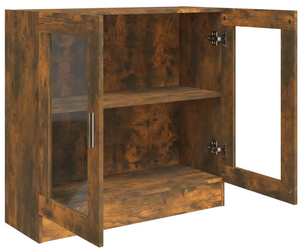 vidaXL Βιτρίνα Καπνιστή Δρυς 82,5x30,5x80 εκ. από Επεξεργασμένο Ξύλο