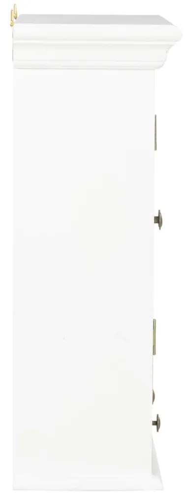vidaXL Ντουλάπι Τοίχου Λευκό 49 x 22 x 59 εκ. από Επεξεργασμένο Ξύλο