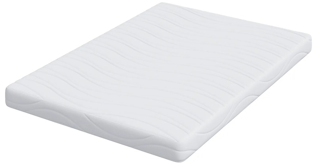 vidaXL Στρώματα Λευκό 140 x 190 cm 100% ύφασμα πολυεστέρα