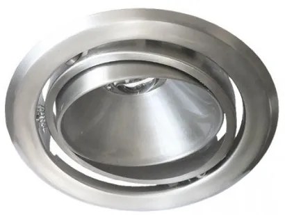 Χωνευτό Σποτ Φωτιστικό Ψευδοροφής Downlight LED 34W Διπλή Περιστροφή 3000Κ Φ19,5cm Dos 195-gs Interlight-19419-Λευκό 19419