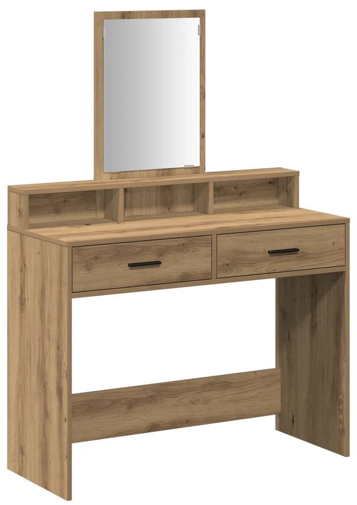 vidaXL Τουαλέτα με Συρτάρια Ξύλο Artisan 100x41x140 εκ.
