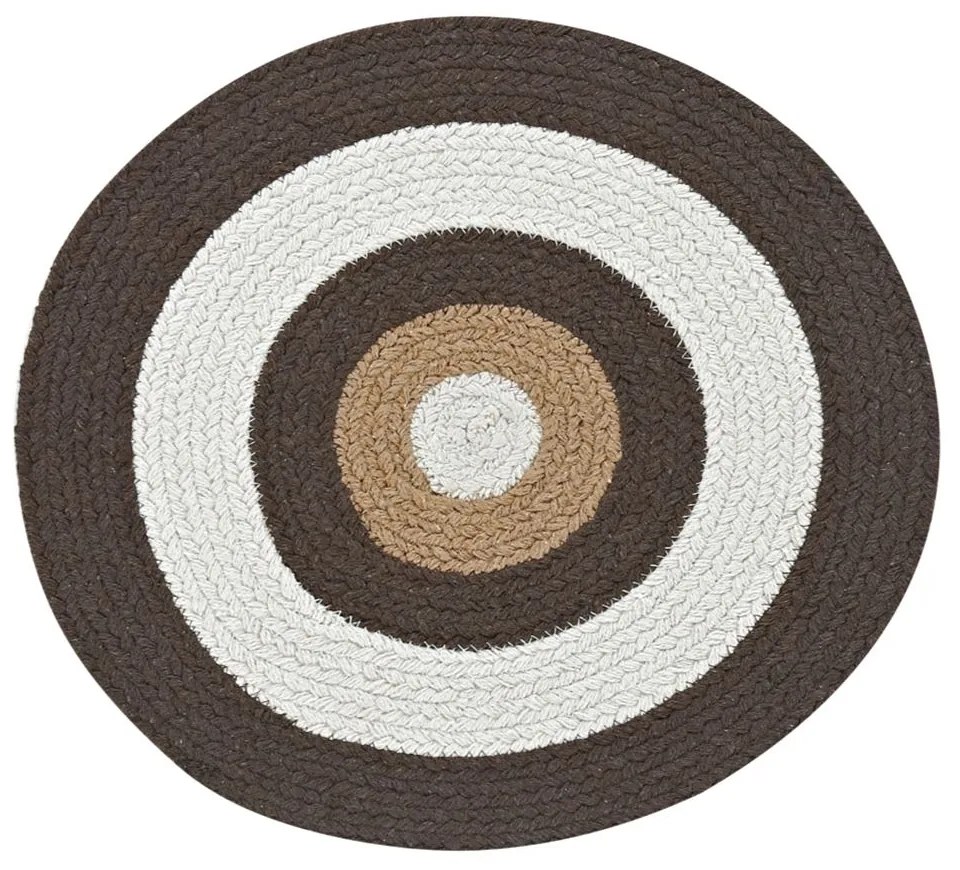 Σουπλά Jake 04 Beige -Brown Kentia 38x38cm 100% Cotton