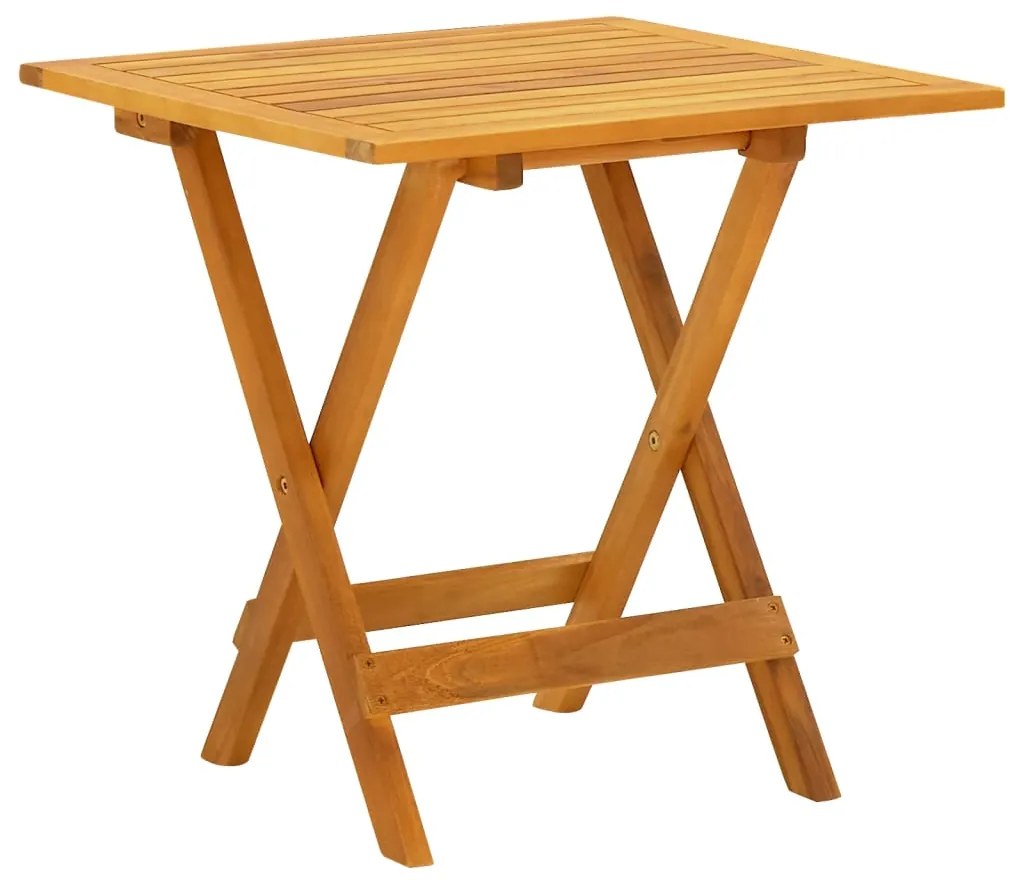 vidaXL Ξαπλώστρες Εξ. Χώρου με Τραπέζι Μασίφ Ξύλο Ακακίας &amp; Textilene