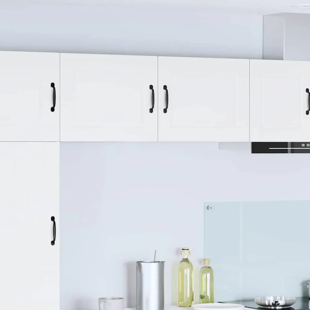 Ντουλάπα Κουζίνας με ράφι με πόρτα 2 pcs Λευκό 50 x 31 x 40 εκ.