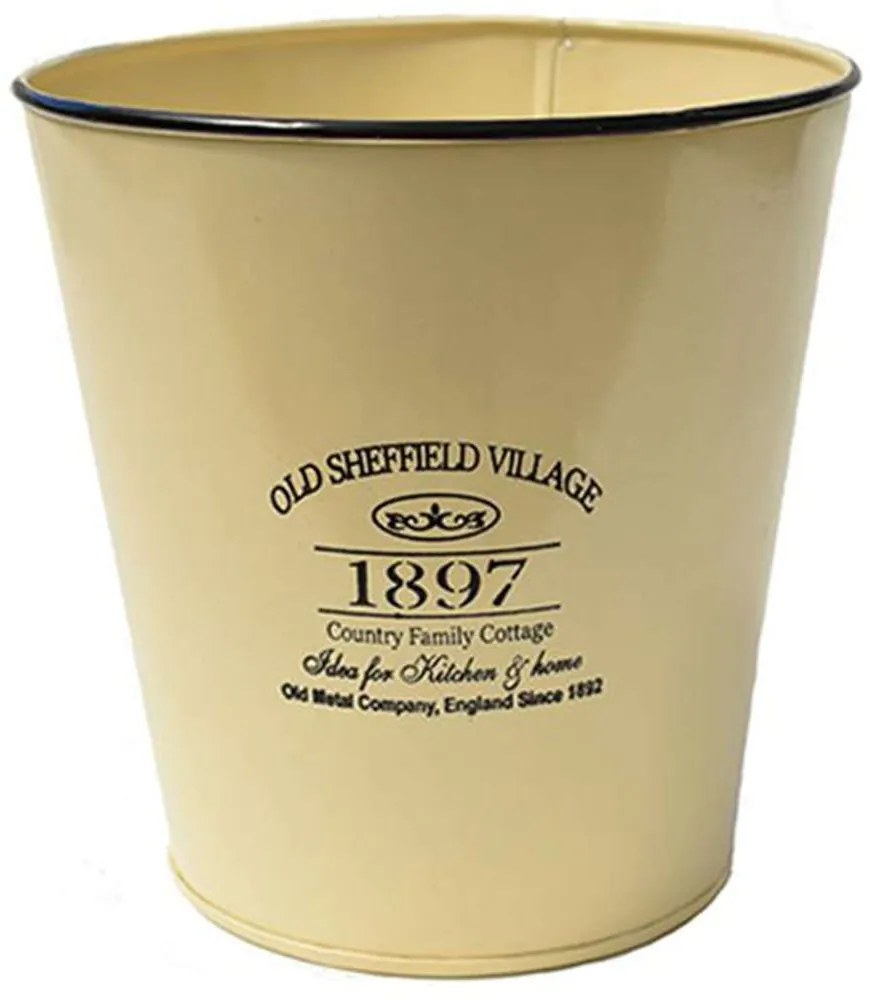 Σαμπανιέρα 1897 00.03.3926 22Χ22cm 6lt Μεταλλική Ecru Metal