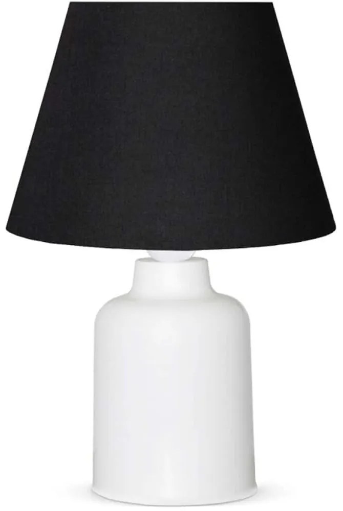 Φωτιστικό Επιτραπέζιο Cia 204-0081 24x24x31cm 1xE27 White-Black GloboStar