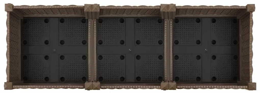 vidaXL Ζαρντινιέρα 120 x 40 x 23 εκ. από Πολυπροπυλένιο