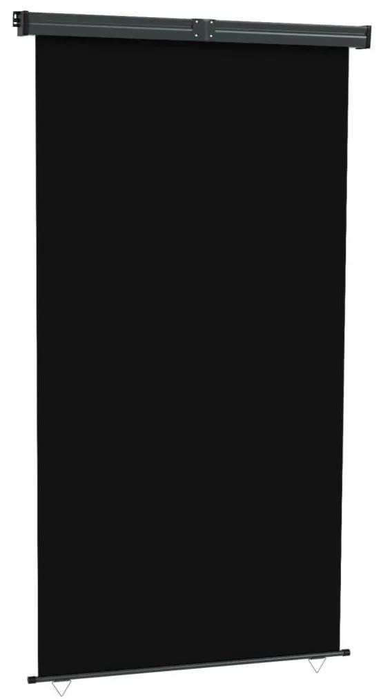 Σκίαστρο Βεράντας Πλαϊνό Μαύρο 165 x 250 εκ. - Μαύρο