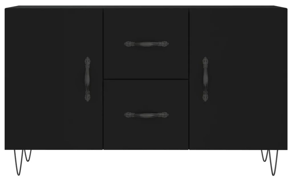 vidaXL Ντουλάπι Μαύρο 100x36x60 εκ. από Επεξεργασμένο Ξύλο