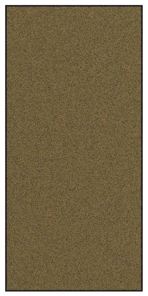 vidaXL Χαλάκι Εξώπορτας Καφέ και Μαύρο 120 x 250 cm Πολυαμίδιο και PVC