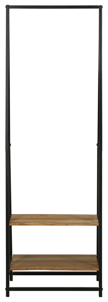 vidaXL Ράφι Ρούχων 60x45x180 εκ Σταθερού Ξύλου Ακακίας
