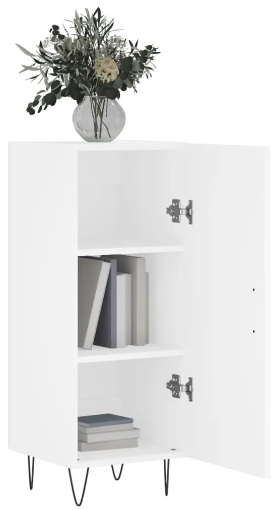 vidaXL Ντουλάπι Λευκό 34,5 x 34 x 90 εκ. από Επεξεργασμένο Ξύλο