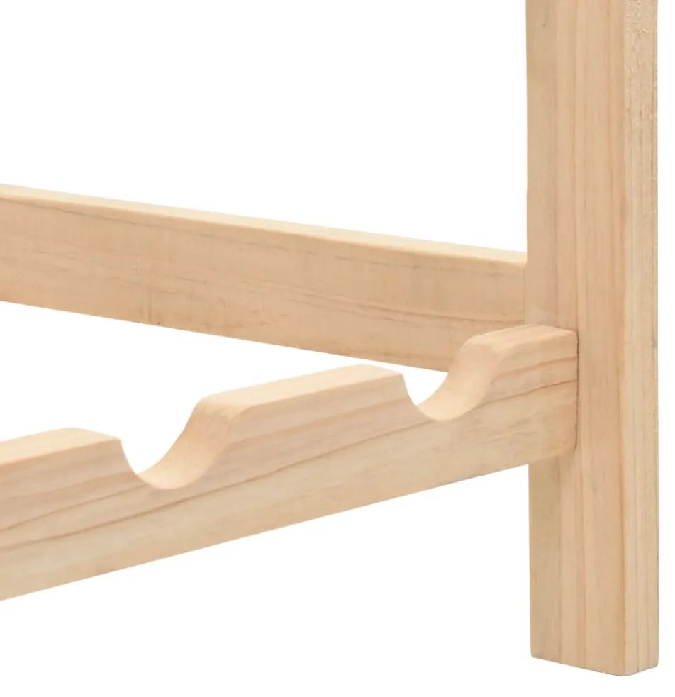 vidaXL Ραφιέρα/Σταντ Κρασιών 57,5 x 28 x 102 εκ. από Ξύλο Κέδρου