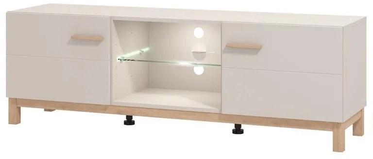 Έπιπλο τηλεόρασης ESSEX 154 3K2V Cashmere 154x42x51εκ 154x42x51 εκ.