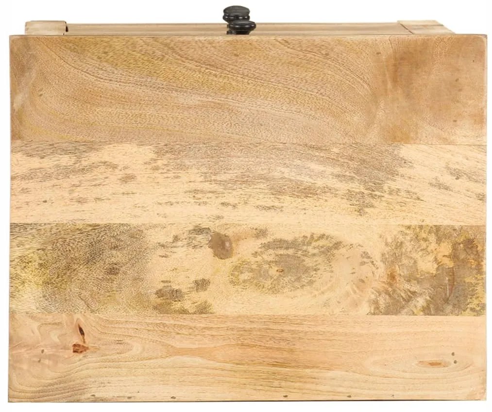vidaXL Κομοδίνο 45 x 35 x 60 εκ. από Μασίφ Ξύλο Μάνγκο