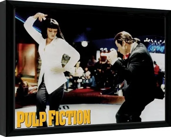 Κορνιζαρισμένη αφίσα PULP FICTION - dance