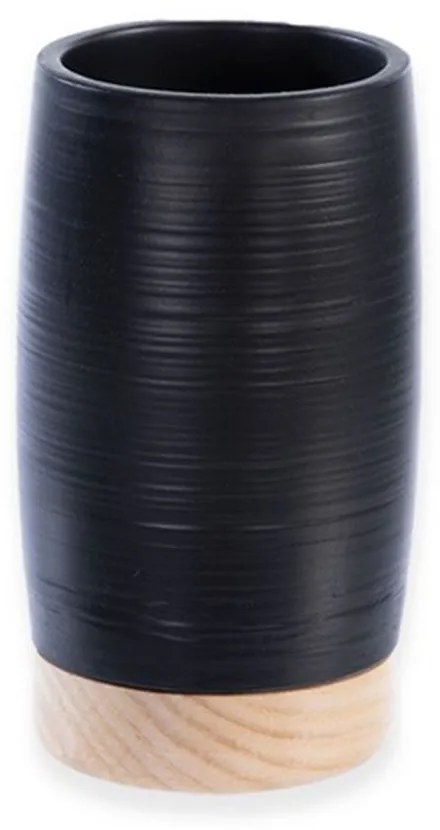 Ποτήρι Μπάνιου Marchel Black Nef-Nef Polyresin