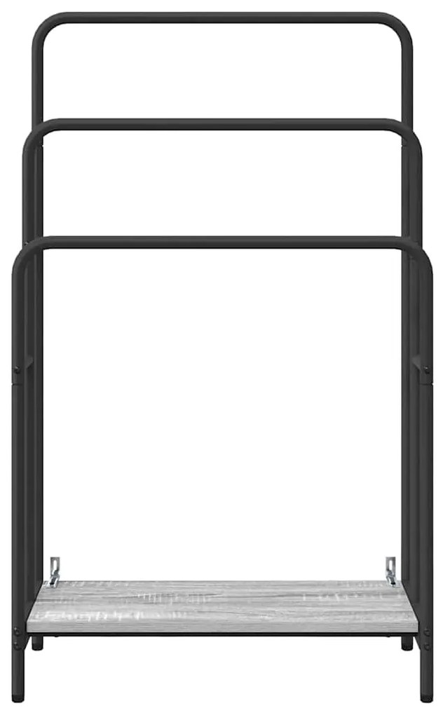 vidaXL Ράφι Ρούχων Γκρι sonoma 60 x 30 x 100.5 εκ Επεξεργασμένο ξύλο