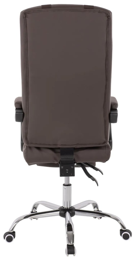 ΠΟΛΥΘΡΟΝΑ ΓΡΑΦΕΙΟΥ ΔΙΕΥΘΥΝΤΙΚΗ ΚΑΦΕ HM1057.19 ΜΕ ΠΤΥΣΣΟΜΕΝΟ ΥΠΟΠΟΔΙΟ 58x71x128Y εκ.