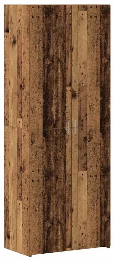 vidaXL Ντουλάπι αποθήκευσης 3 pcs Παλιό ξύλο