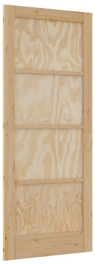 vidaXL Εσωτερική Πόρτα "ORKDAL" 83x202x4 εκ. Συμπαγής Ξύλινη Πόρτα Πεύκου