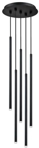 Κρεμαστό Φωτιστικό Οροφής LED 15W 3000K Μαύρο Zenia 4291200 Viokef 4291200 Μαύρο