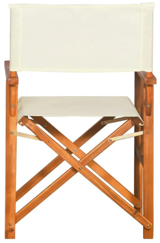 Καρέκλες Σκηνοθέτη 2 τεμ. από Μασίφ Ξύλο Ακακίας - Καφέ