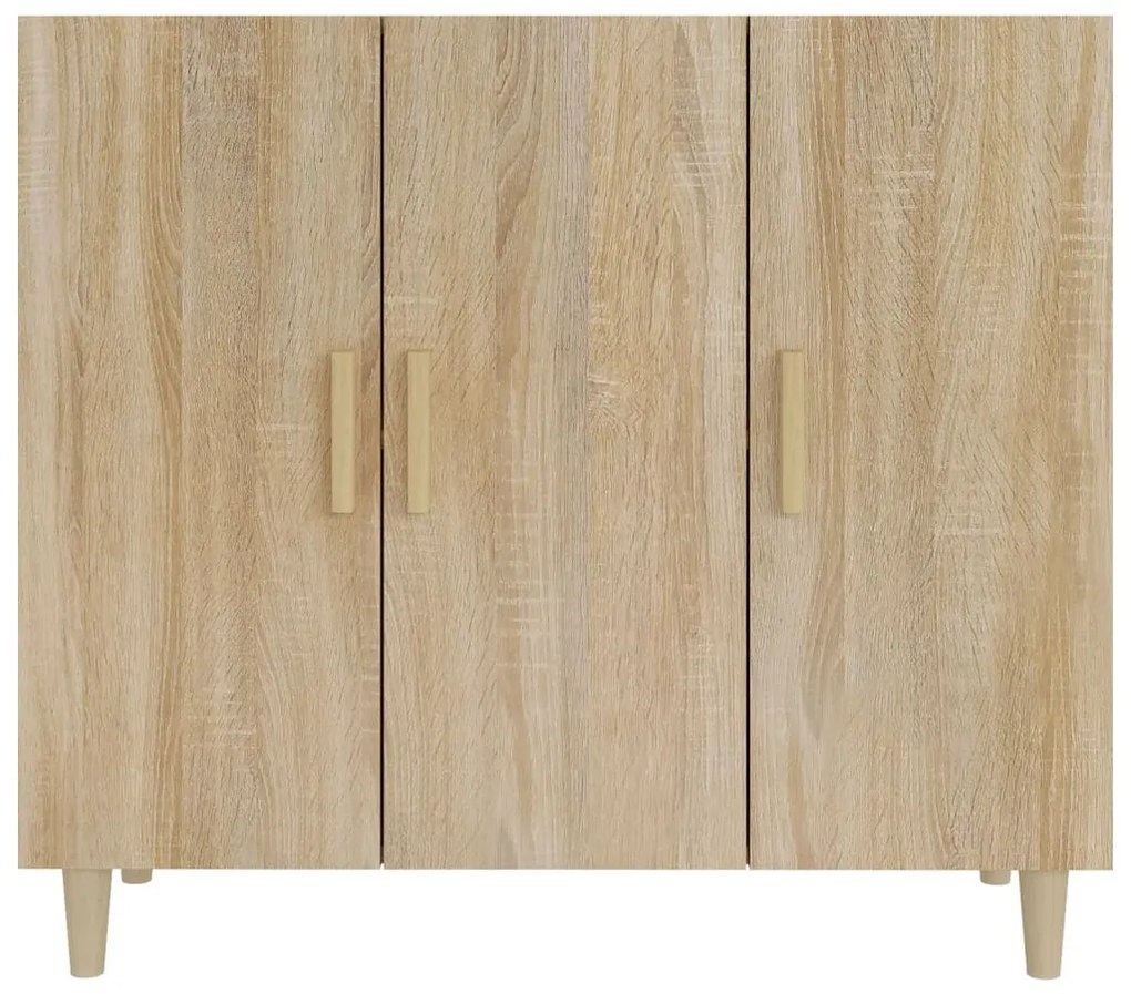 vidaXL Ντουλάπι Sonoma δρυς 90x34x80 εκ. Επεξεργασμένο Ξύλο