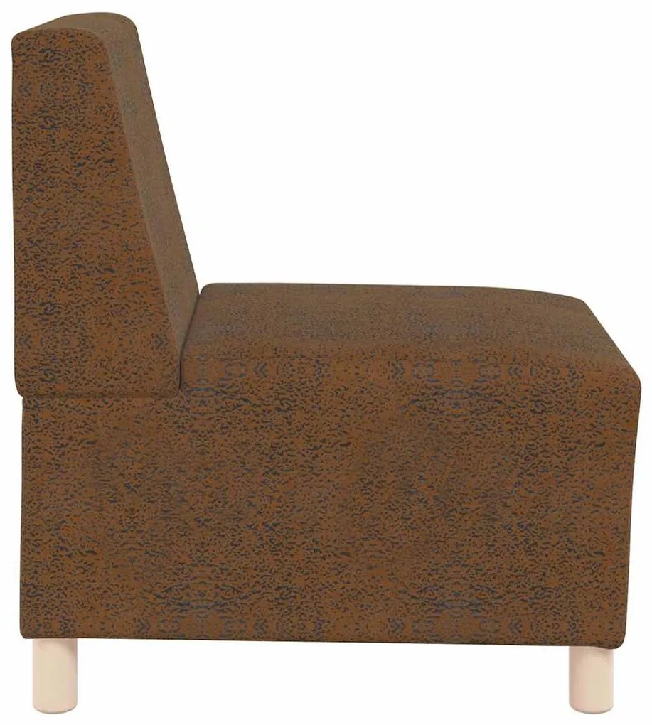 vidaXL Καθίσμα Σαλονιού 3 pcs Καφέ 55 x 74 x 82 εκ.