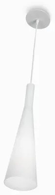 Φωτιστικό κρεμαστό MILK SP1 τύπου καμπάνα λευκό Ideal Lux-26787-Λευκό 26787