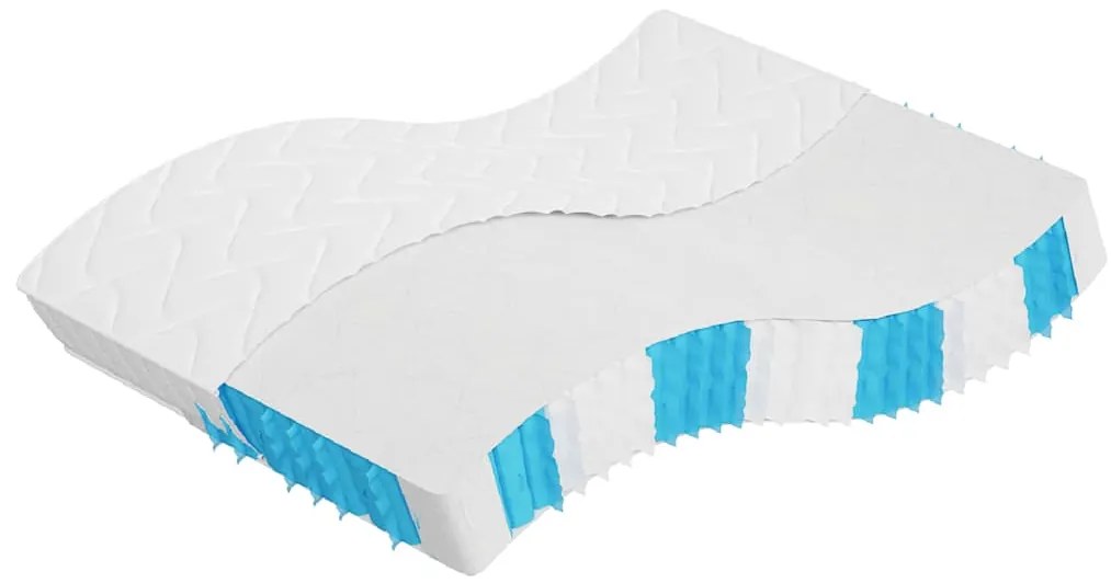 vidaXL Στρώμα με Pocket Springs Μεσαία Σκληρότητα 160 x 200 εκ.