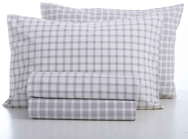 Σετ παπλωματοθήκη Υπερδιπλη 240x230 Extend Grey 5205495598420